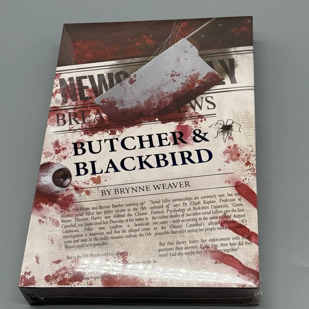 Dark And Disturbed BUTCHER & BLACKBIRD Brynne Weaver SPRAYED EDGES